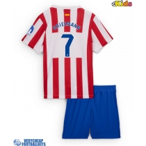 Atletico Madrid Antoine Griezmann #7 Replica Home Minikit 2025-26 Short Sleeve (+ pants)